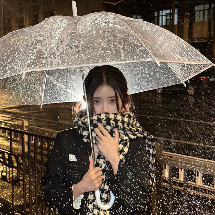 冬天的女子